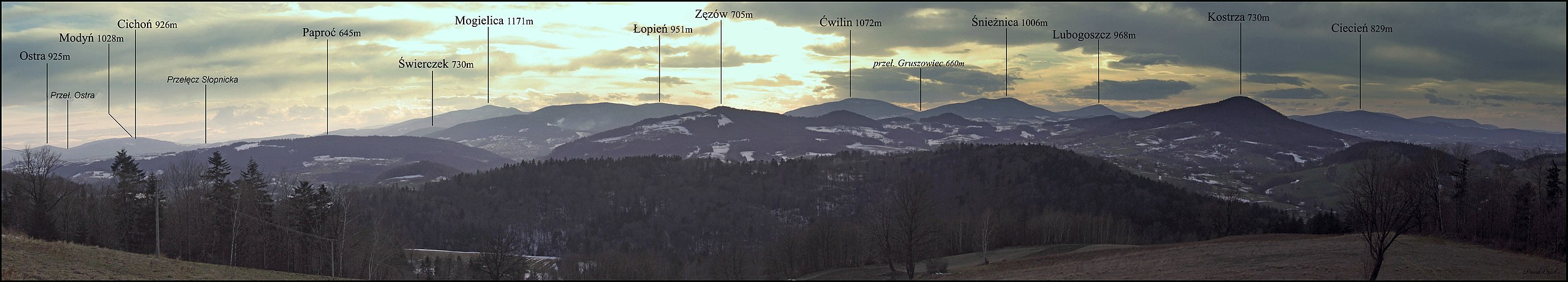 Beskid Wyspowy - Wikipedia